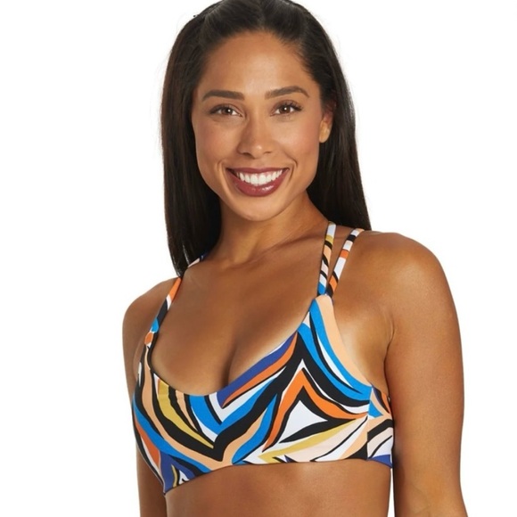 Hurley MAX SAND DUNES Pull On Bikini Top - Picture 1 of 8